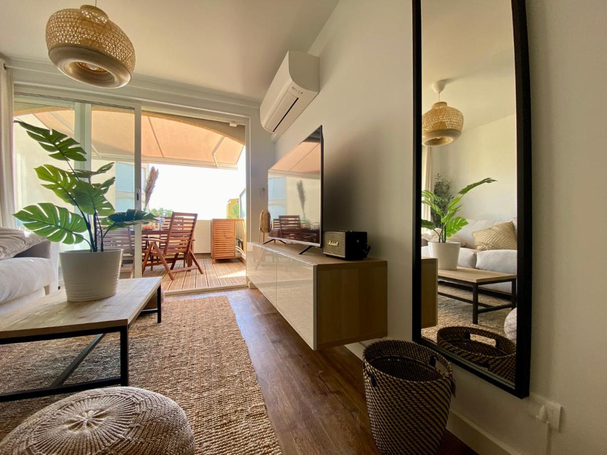 Terrasse Vue Mer 2 Pieces A Leucate Avec Piscine Διαμέρισμα Εξωτερικό φωτογραφία