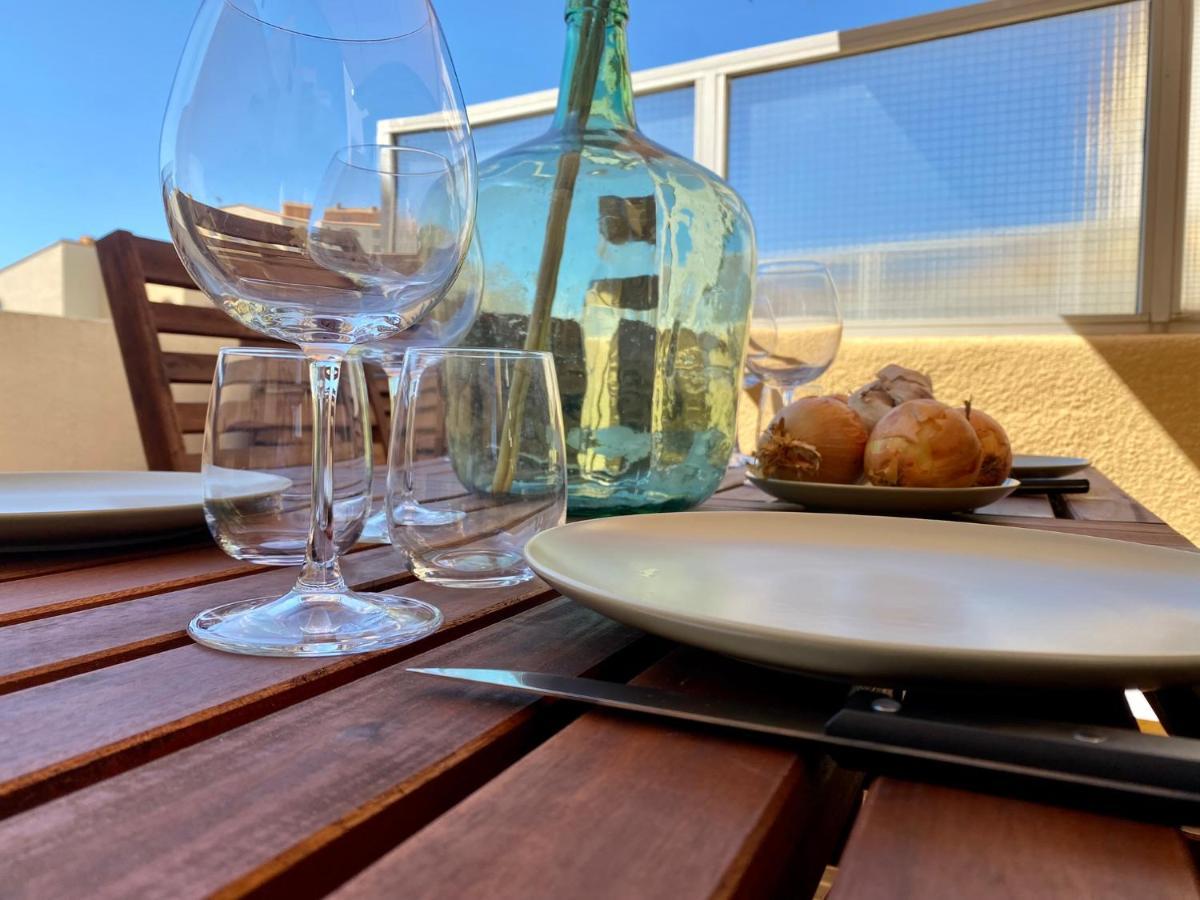 Terrasse Vue Mer 2 Pieces A Leucate Avec Piscine Διαμέρισμα Εξωτερικό φωτογραφία